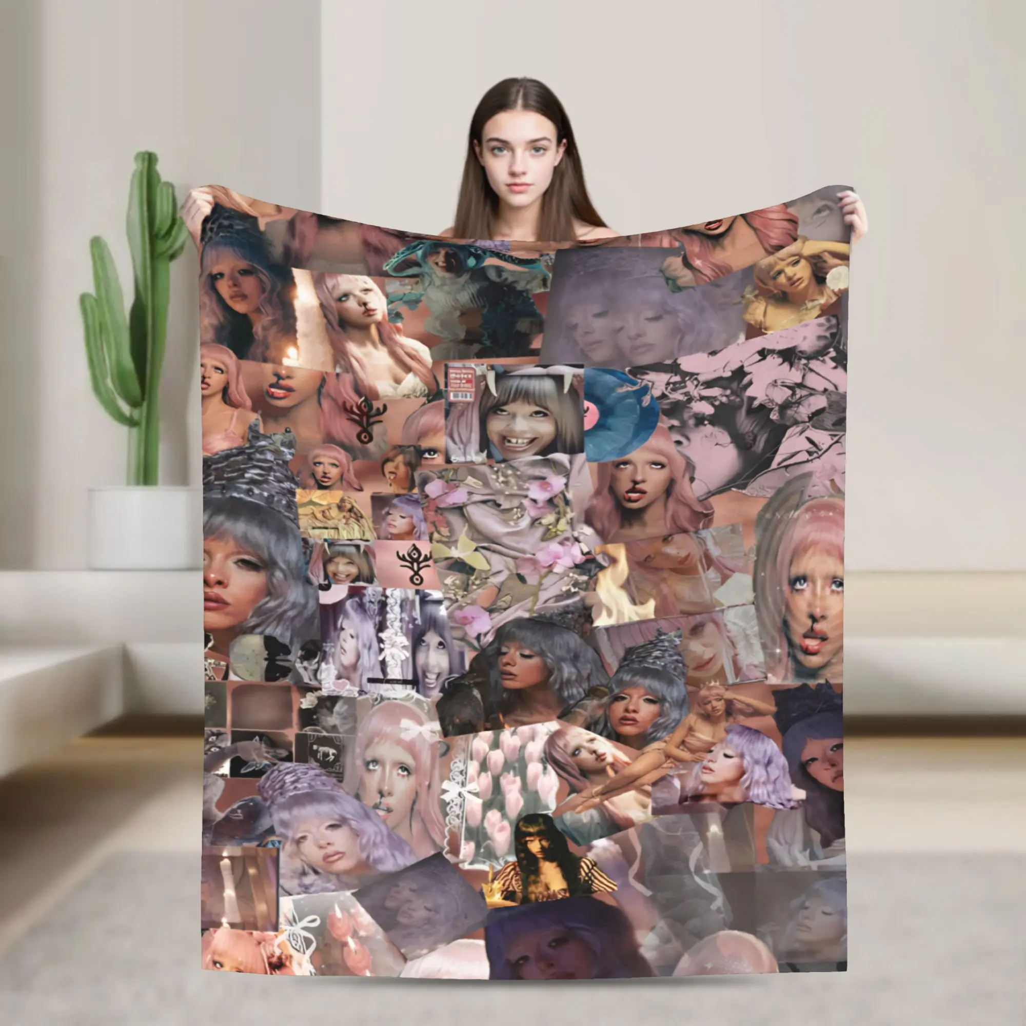 Relax HADES SACRIFICE Melanies Martinez Blanket Accessories Sofa Decorative  Throw Blanket Super Warm Coral Fleece Plush