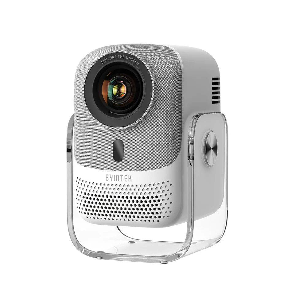Proyector inteligente Byintek U6, resolución nativa 1080P, corrección automática de distorsión trapezoidal, Android, Wifi, Bluetooth 4.2