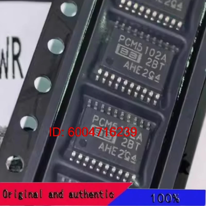 10 Pieces of Brand New Original Pcm5102Apwr with Silkscreen Pcm5102A Tssop20 112 Audio Stereo Chip