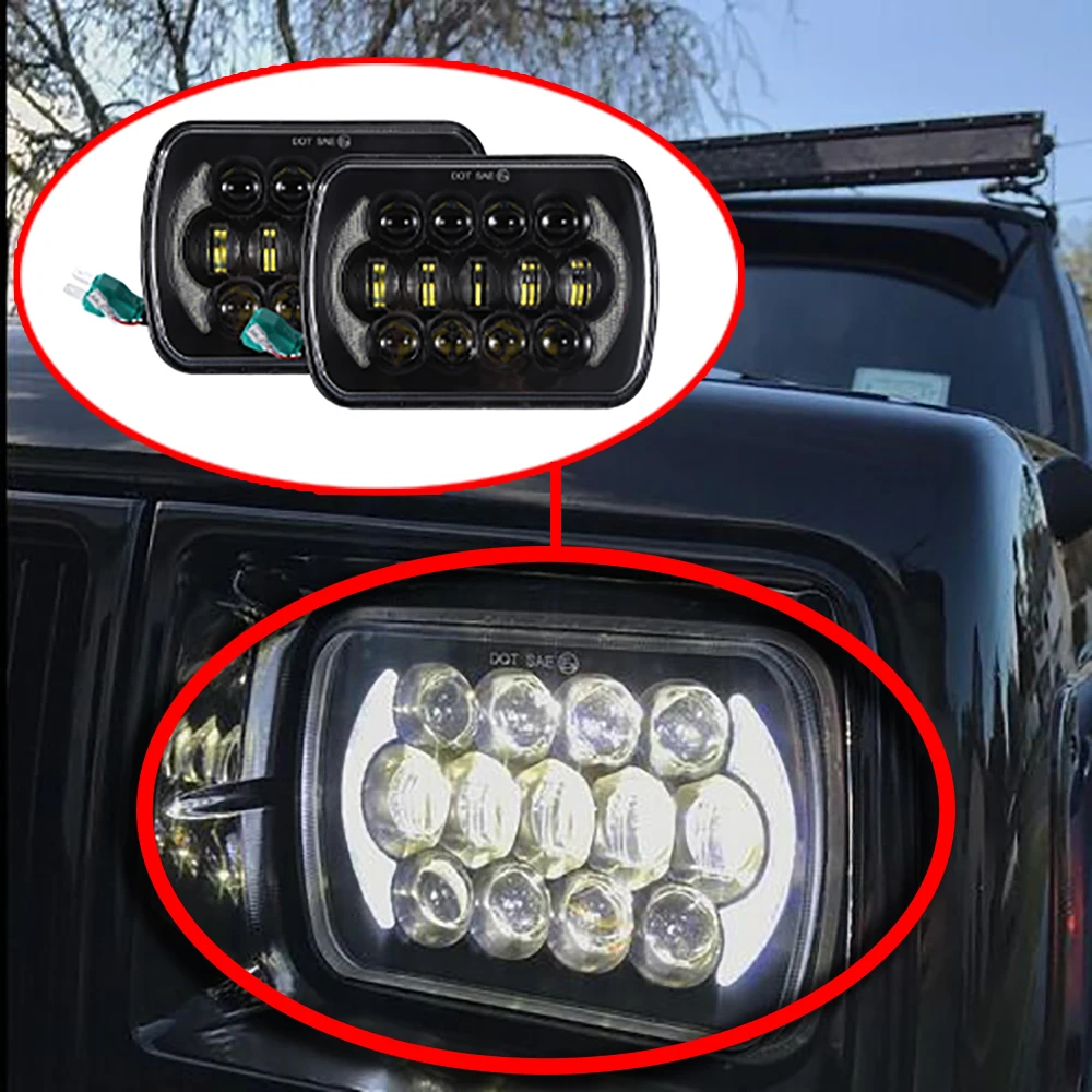 

Lantsun LED6485 LED Work Lights for Truck Aluminum Alloy 85W Driving Headlight Lamp for Car Off Road 4x4 SUV, 1-pair