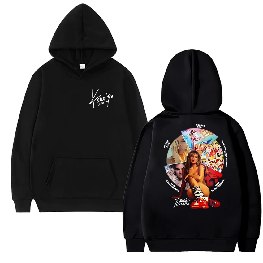 

Singer Karol G Tropicoqueta Album 2025 Double Sided Print Hoodie Unisex Fashion Y2k Pullovers Men Women Cotton Casual Sweatshirt