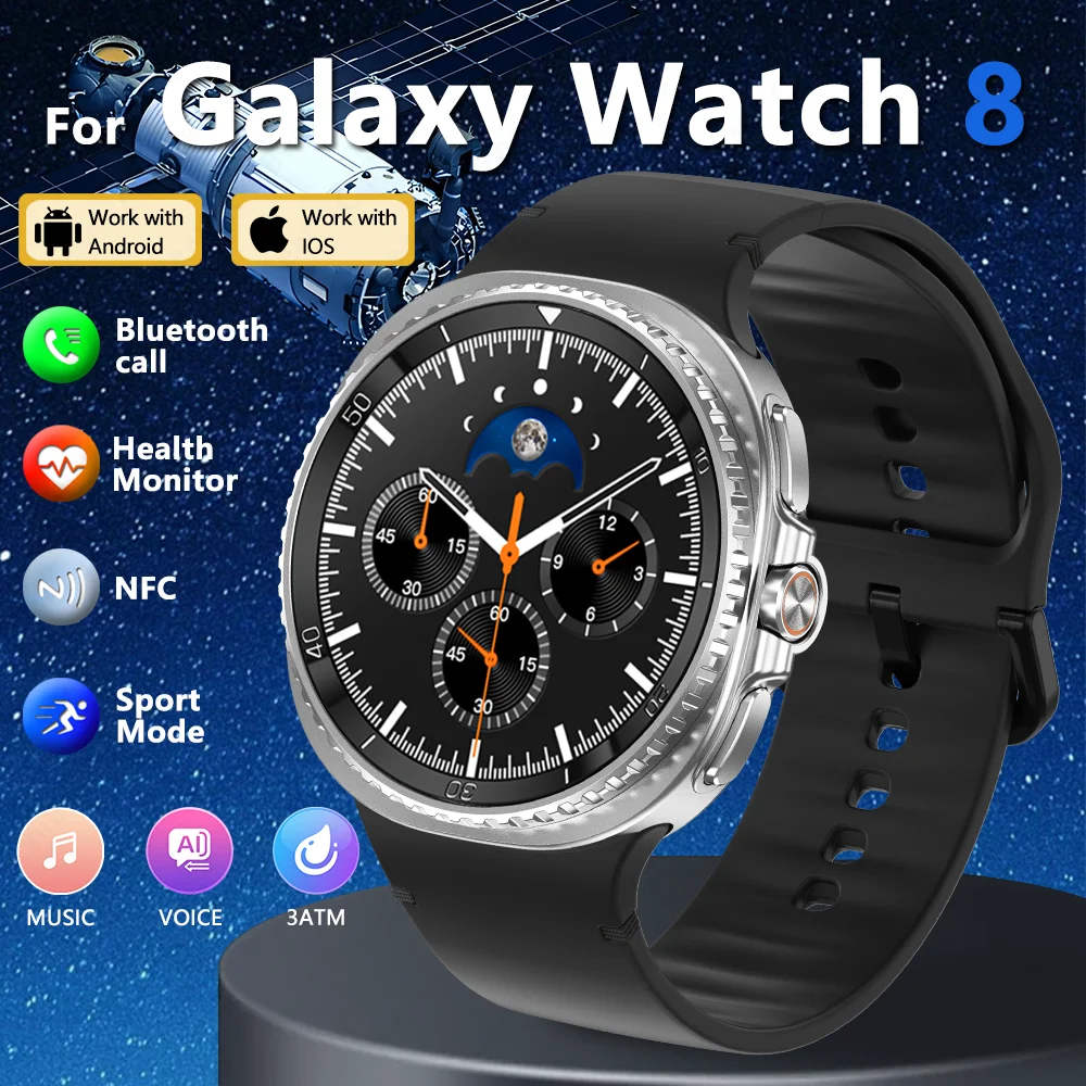 �y�Z�[�����zGalaxy Watch8 �N���V�b�N�X�}�[�g�E�H�b�`�w���X���j�^�[�����_�f NFC Bluetooth �ʘb�h���X�|�[�c�t�B�b�g�l�X�X�}�[�g�E�H�b�`�V����