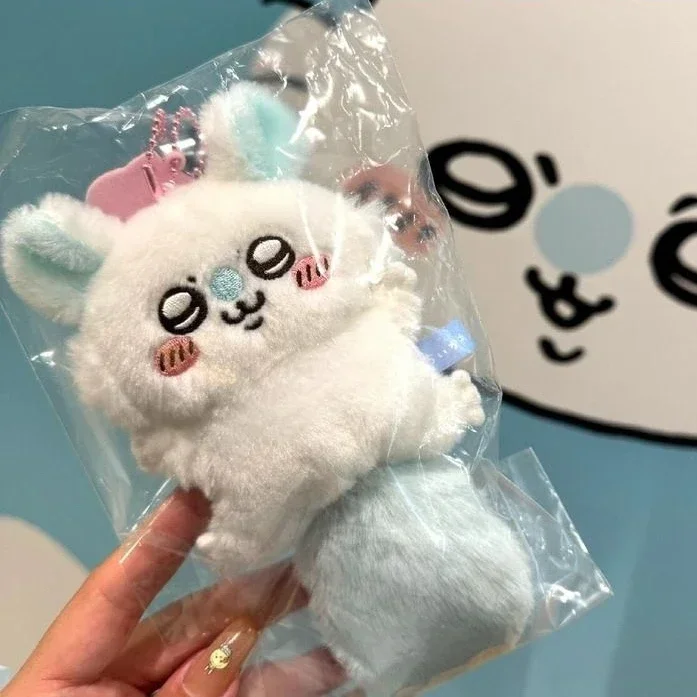 Miniso Plush Pendant 14cm  Plush Doll  Anime Momonga Kawaii Hachiware Usagi Backpack Car Plushie Bag Pendant Birthday Girl Gifts