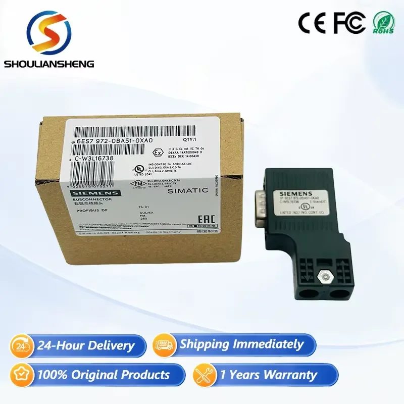 SIE 6ES7972-0BA51-0XA0 PLC Controller for Industrial Automation & PLC Programming 110V/220V/240V 1 Year Warranty