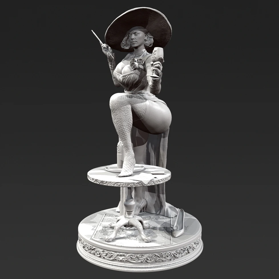 남자의 키 50mm 75mm 90mm 레진 모델 키트 자체 조립 및 색칠 TD-7575/3D