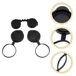 1 Set Binocular Objective Lens Caps Rubber Objective Lens Caps Objective Open Scope Cover Lens Protection for Home Shop Outdoor