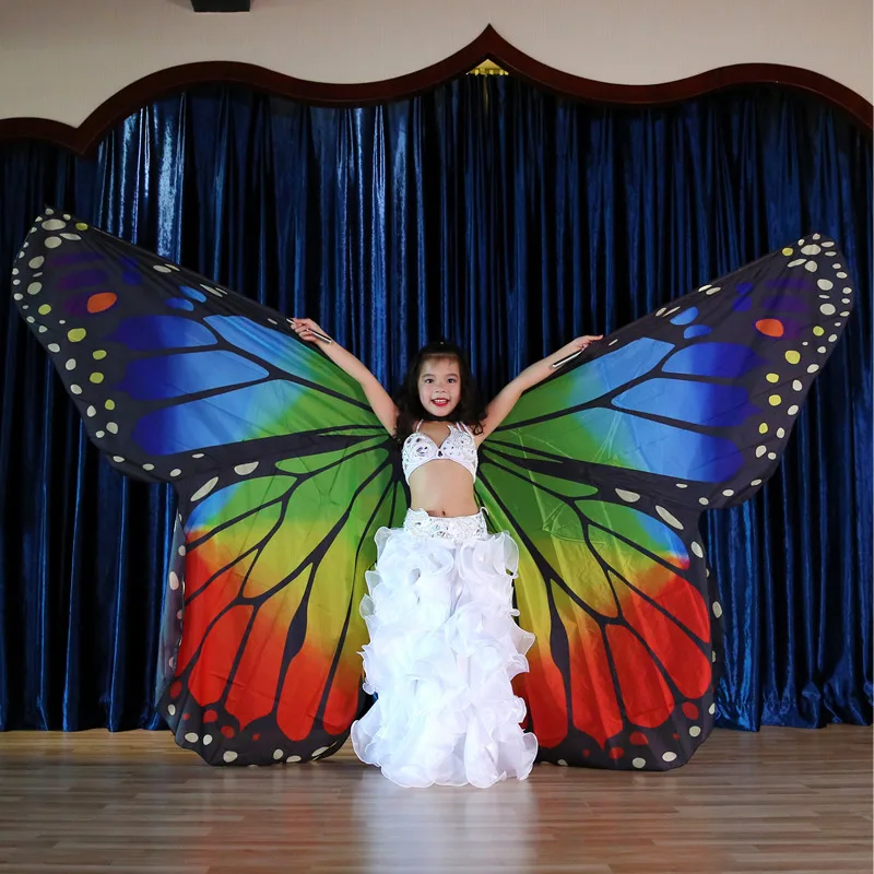 

Children's butterfly 360-degree big butterfly, wing dancing wings, colorful butterfly props, belly dancing butterfly wings