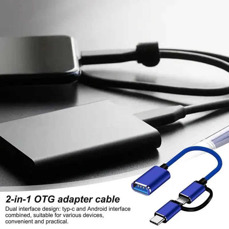 Type C Adapter OTG Adapter Type C To USB Adapter Fast Transfer Male To Female Adapter Cables Fast Charging OTG Connector For