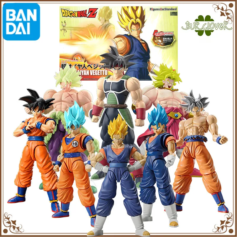 

Bandai Original GUNDAM Figure-rise Series DRAGON BALL SUPER SAIYAN GOD SUPER SAIYAN SON GOKU Action Figure Assembly Model Toys