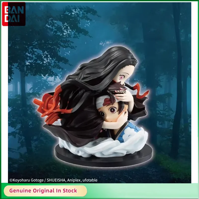 

BANDAI Ichiban Kuji Demon Slayer Kamado Tanjirou&Kamado Nezuko Bust ArtScale Memoria Action Figure Model Decoration