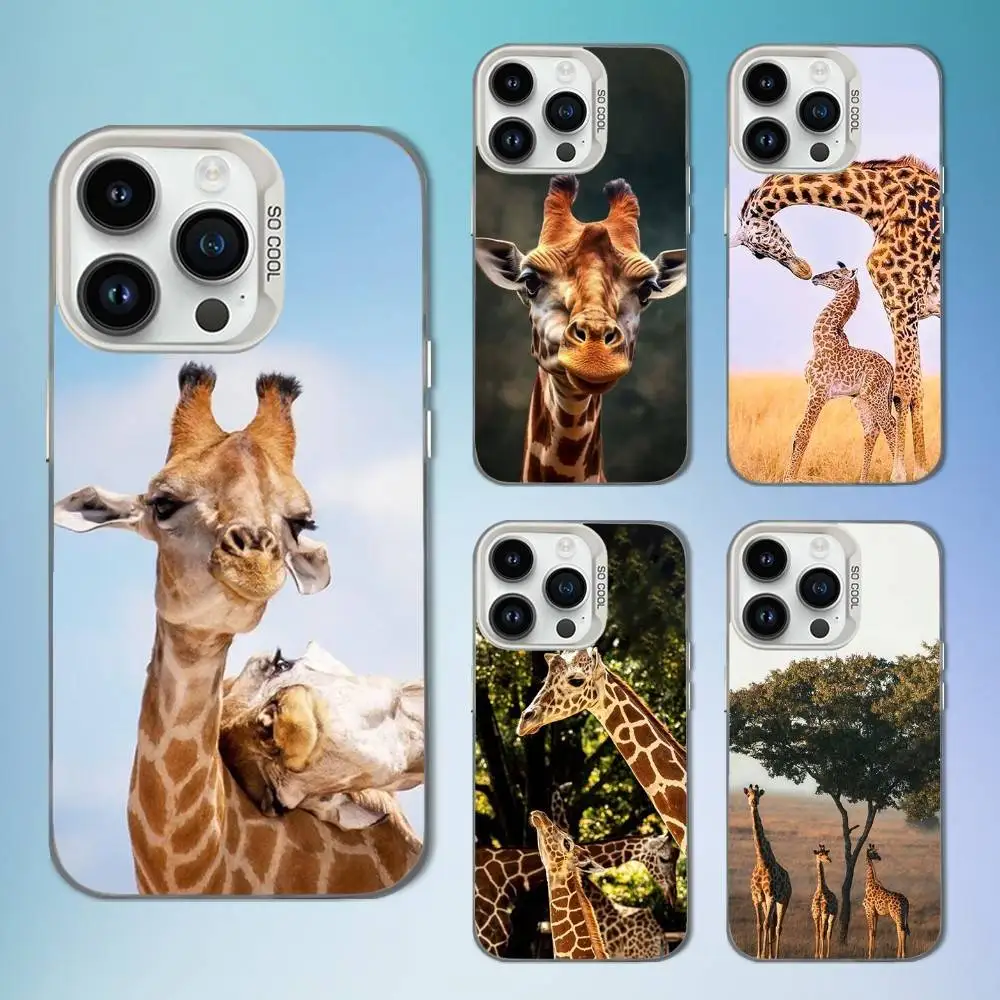 귀여운 기린 디자인 아이폰 케이스 이미지