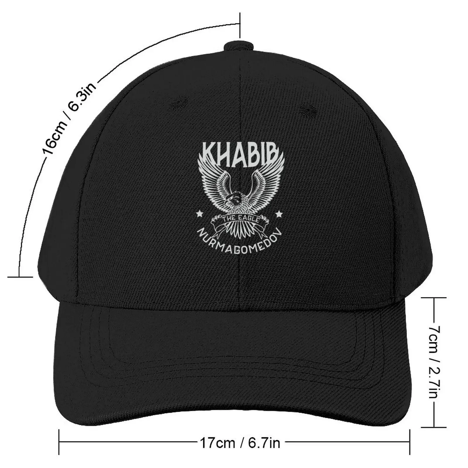 Khabib Nurmagomedov The Eagle MMA Legend Baseball Cap Luxury Man Hat Rave Hats Man Women's