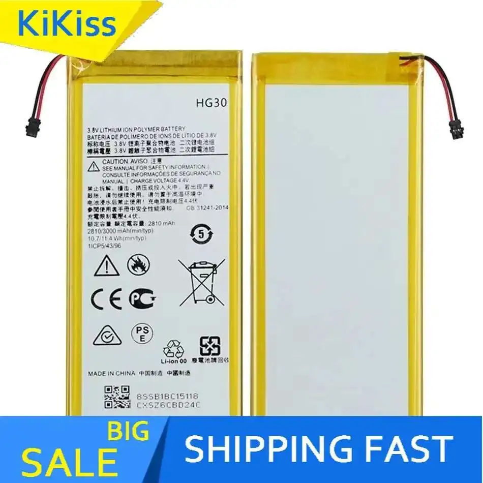 

Аккумулятор 3900 мАч HG30 для Motorola Moto G5S Plus Dual XT1791 XT1792 XT1793 XT1794 XT1795 XT1805 Bateria