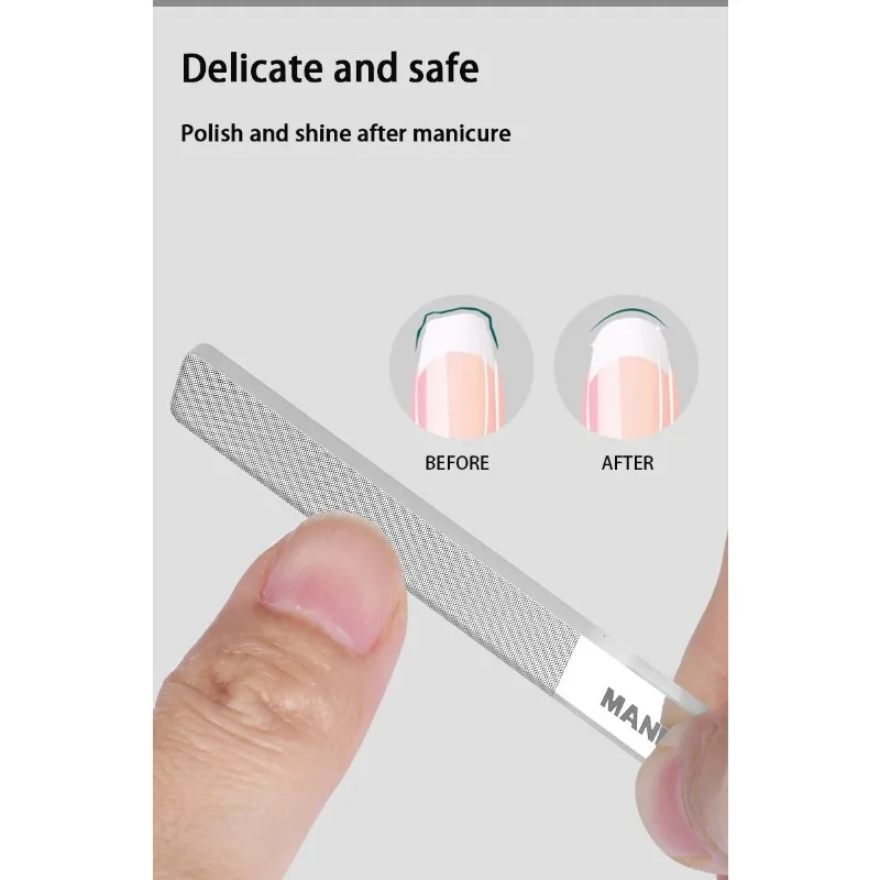 Nano-glas nagelvijlen Professioneel polijsten Manicure Art Tool Wasbaar Maak nagels fleuren gemakkelijk zoals nagellak