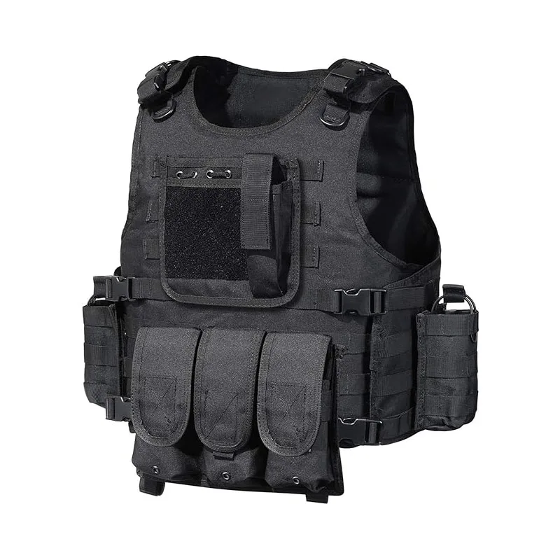 BSCI Factory OEM Custom Adjustable Durable Nylon Heavy Duty Breathable Training Equipment Tactical Vest