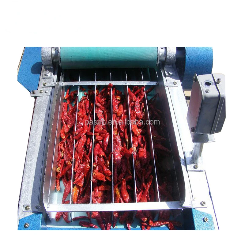 

Green pepper cutting machine Red chili seeds separator Dry red chili cutting machine