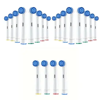 Velkoobchodní sada 4/16/20/80 ks elektrických zubních kartáčků pro Oral-B Sensitive náhradní hlavice kartáčku D25 D30 D32 D18 4739 3709 10 nejlepší prodej Hlavice zubního kartáčku Oral-B - №9