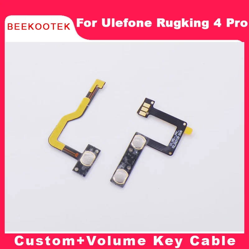 Original Ulefone Rugking 4 Pro Volume Button Cable Custom Key Cable Light Sensor Cable flex FPC For Ulefone Rugking 4 Pro Phone