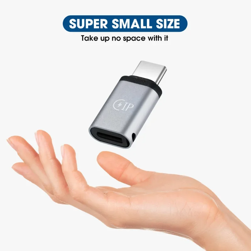 Кабель-адаптер Lightning «Мама»-«папа» типа «С» для iPhone 14, 13 Pro, XS, Huawei P30