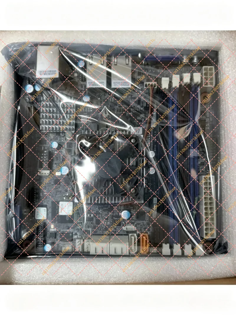 Mini ITX NAS Server Motherboard Xeon D-1521 2×RJ45 10G LAN DDR4 ECC PCIe x16 Slot for Network Storage Server - view 4