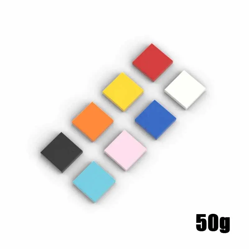 50g MOC Building Block 3068 88409 Tile 2x2 with Groove Compatible Bricks Parts DIY Particle Kids Puzzle Brain Technical Toy Gift