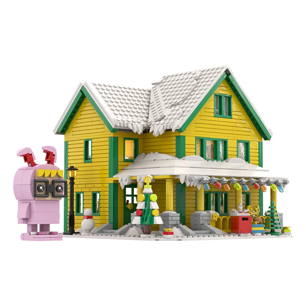 

Gobricks MOC A Christmas Story (1983) Building Blocks Toys