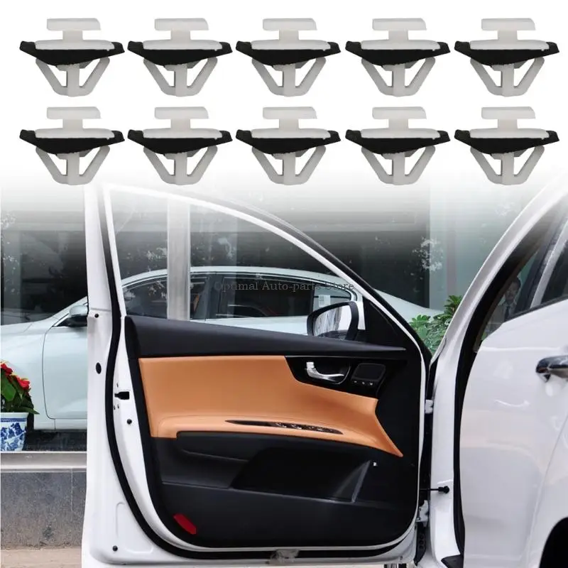

20pcs Rocker Panel Retainer Clips Auto Accessories Quick Installation Plastic Car Rivet Clips with Sealer