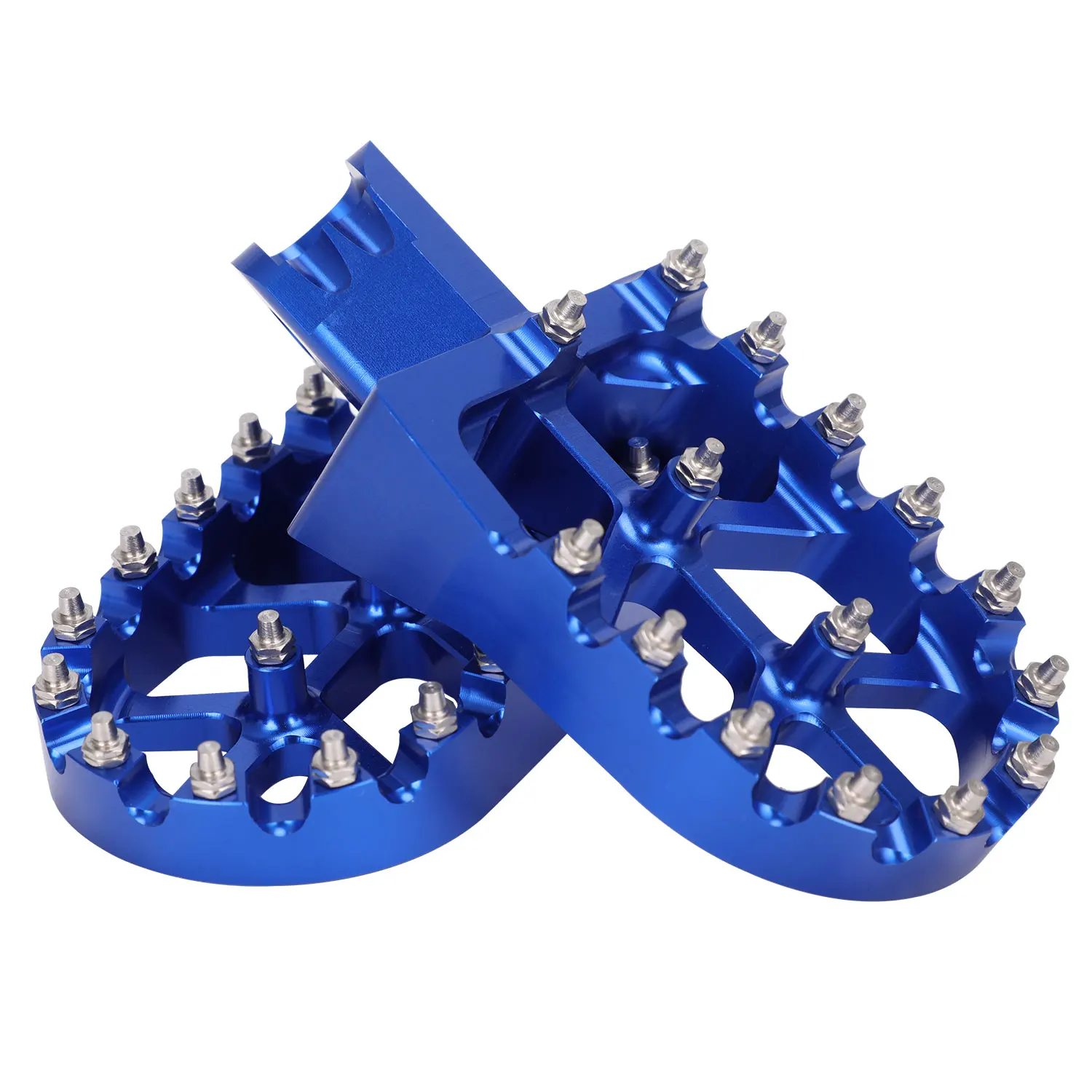 دراجة نارية عالمية Footpeg مسند القدمين الملونة الألومنيوم باستخدام الحاسب الآلي لهوندا CRF XR 50 70 110 M2R SDG DHZ SSR دراجة الطرق غير الممهدة الترابية الصغيرة #2