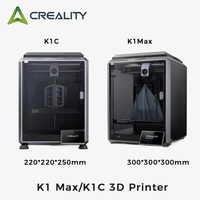 Creality K1 Max / K1C 3D Printers High Speed Auto-leveling With 4.3'' Color Touchscreen Dual-gear Direct Extruder Printing