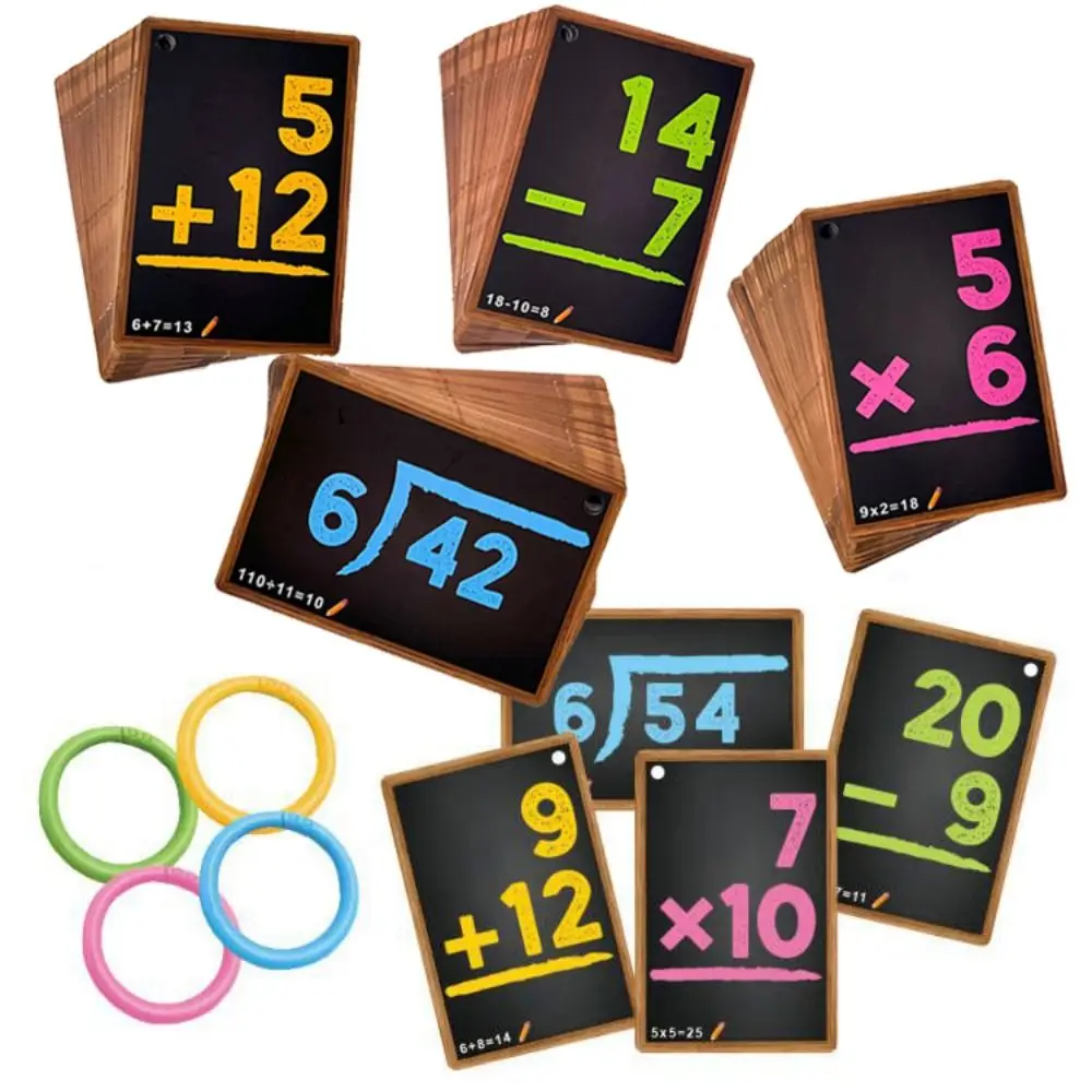 

Matching Games Montessori Learning Cards Subtraction Multiplication Math Education Card Division Mathematics Card