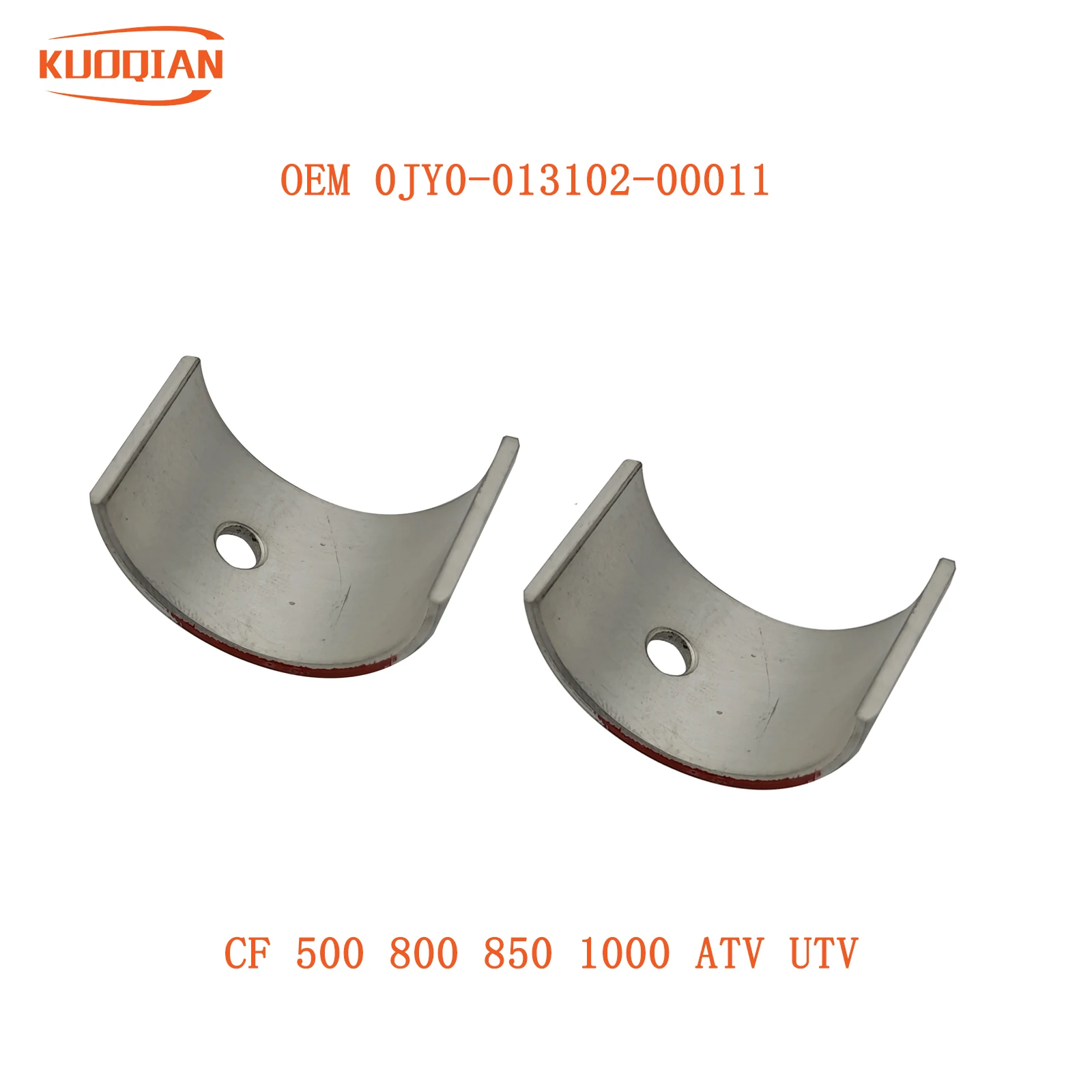 

2 PCS CVT Case Plain Bearing Red 0JY0-013102-00011 For CF 500 800 850 1000 ATV UTV