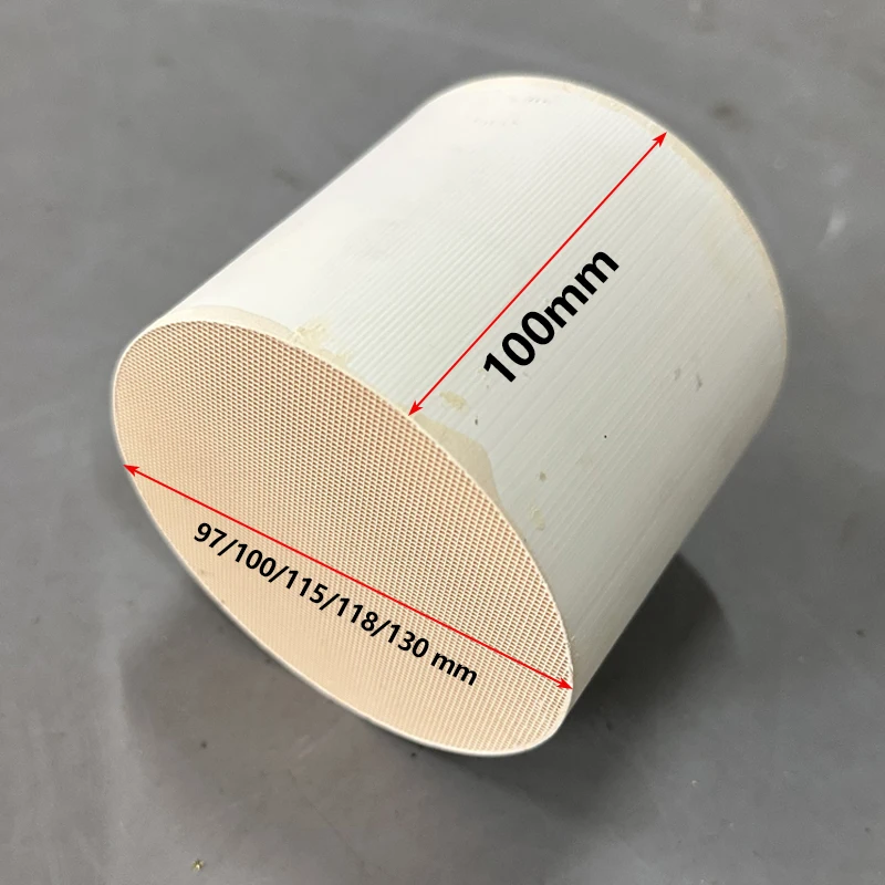 

Universal Catalytic Converter length 100mm High Flow 400 600cpsi Exhaust Catalytic Converter for gasoline system