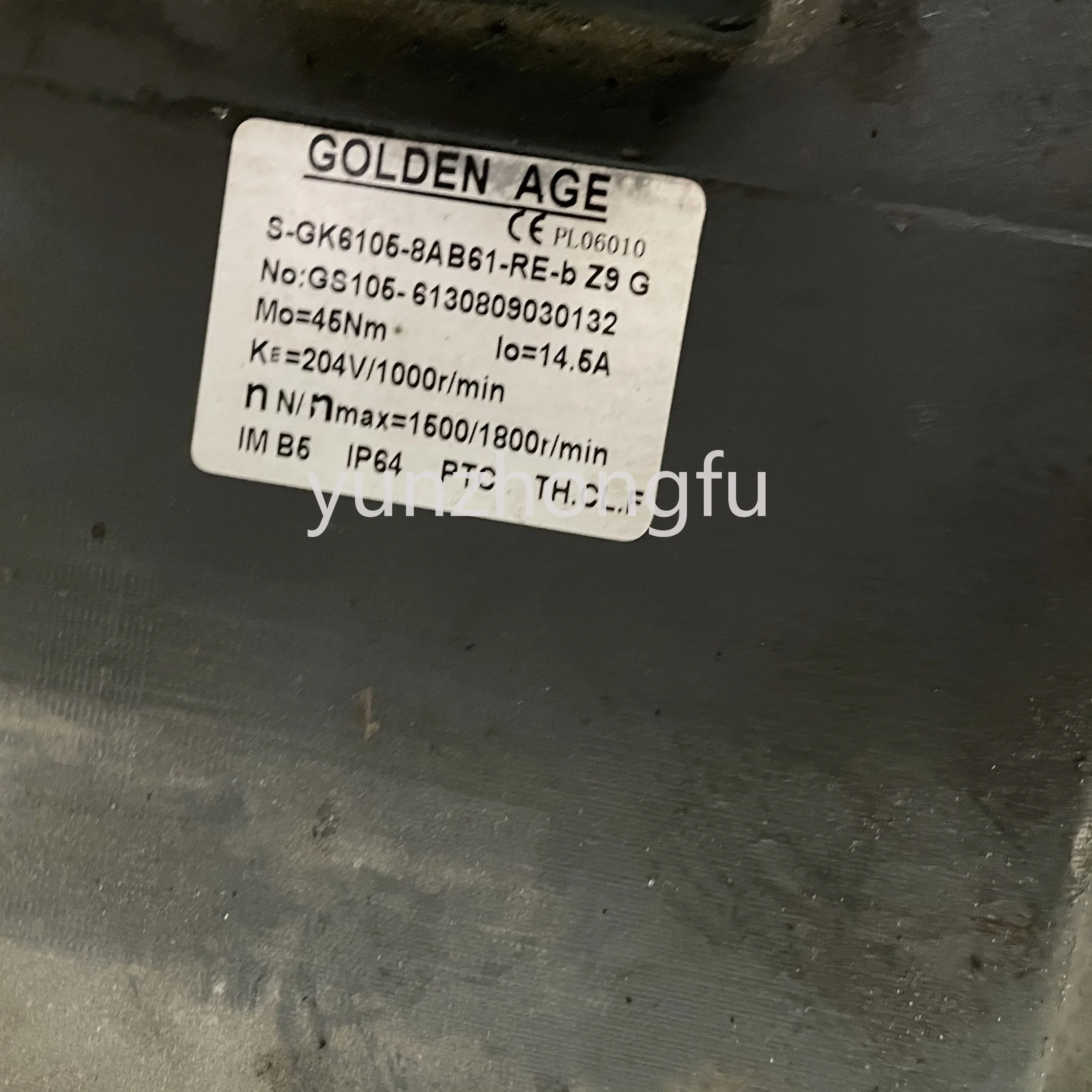 S-GK6105-8AB61-RE-b-Z9 G Servo Motor