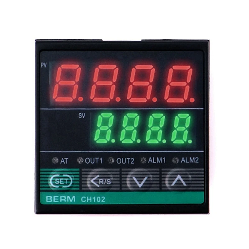 Dual Output SSR And Relay CH102 Two Relay Output LCD Digital PID Intelligent Temperature Controller 48-240V AC