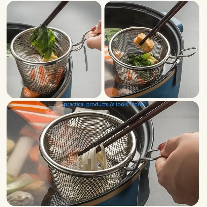 77JB Aço inoxidável Mesh Fine Malhas Alimentos Hot Filter Filtro Filtro Cesto Cerço
