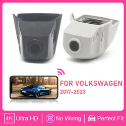 4K Plug and play Car DVR Video Recorder Dash Cam Camera For Volkswagen 77mm multiven T6 Atlas passat touran b6 b7 b8 2017-2023