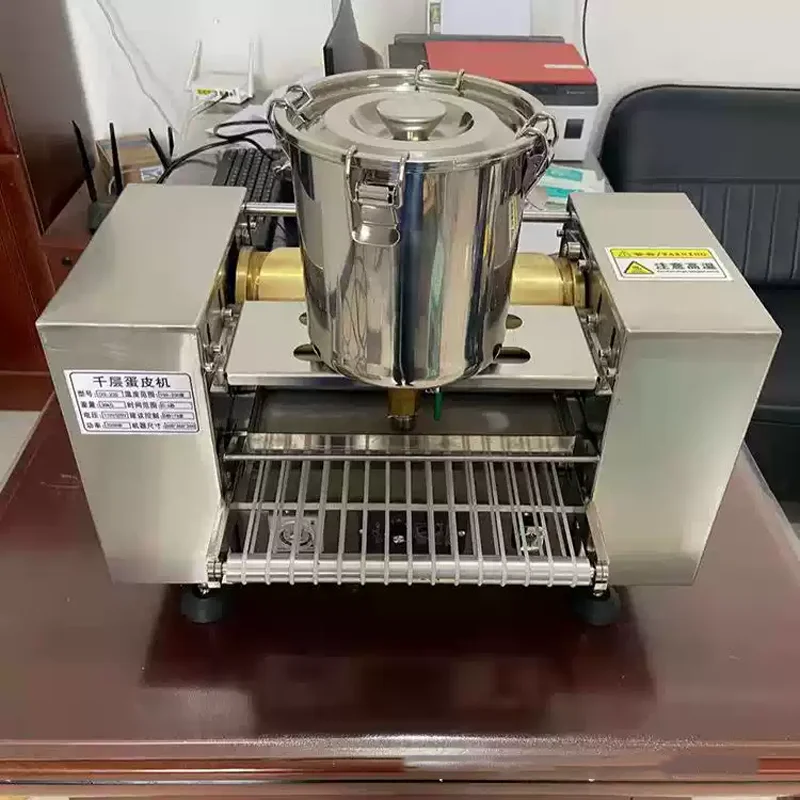Machine automatique à crêpes aux œufs, machine automatique à mille crêpes, machine à mini-crêpes