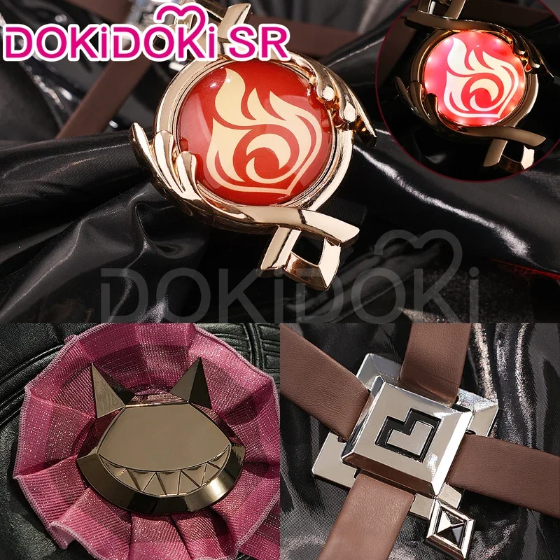 Costume de Cosplay Lyney pour Homme, Jeu Genshin Impact DokiDoki-Sac à Dos Fontaine Lyney, Perruque Lyney, Accessoires en Métal, en Stock