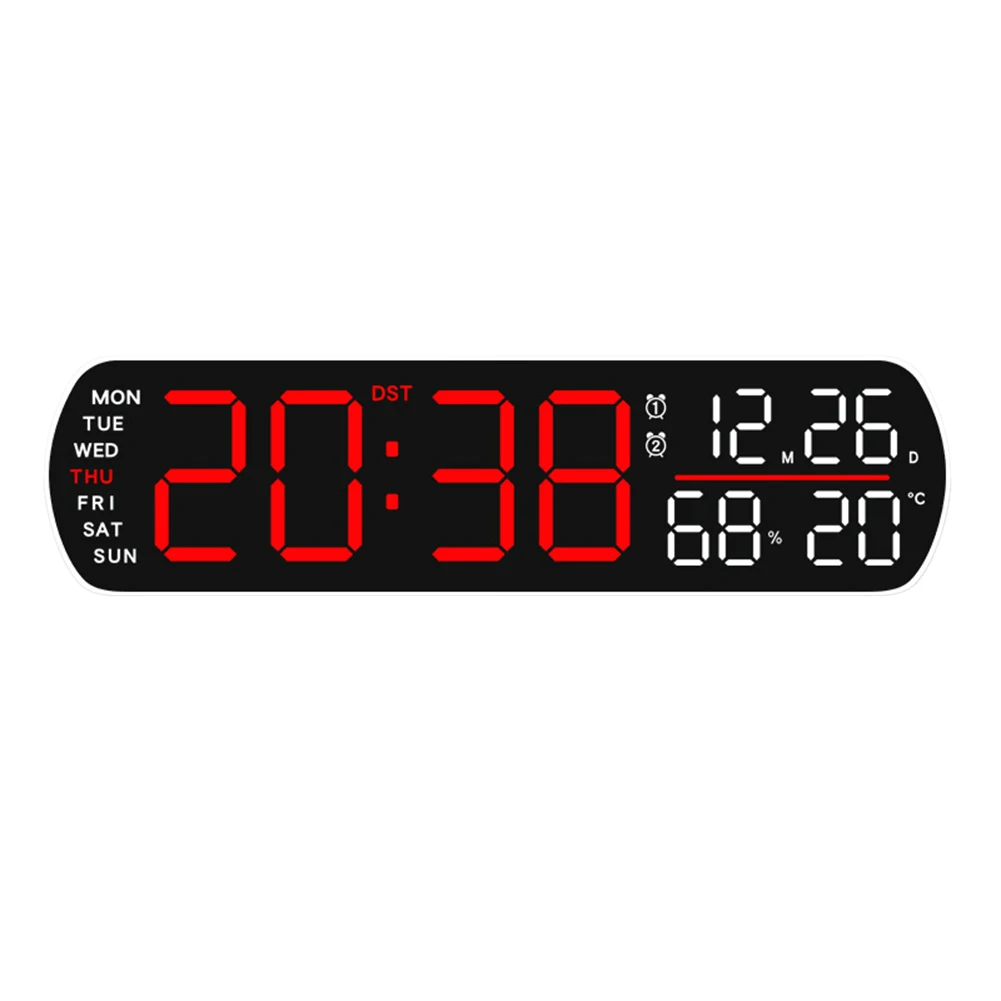 Countdown Timer Clock LED Digital Alarm Clock Blue Clock With Countdown Timer Feature Snooze Alarm Functionality