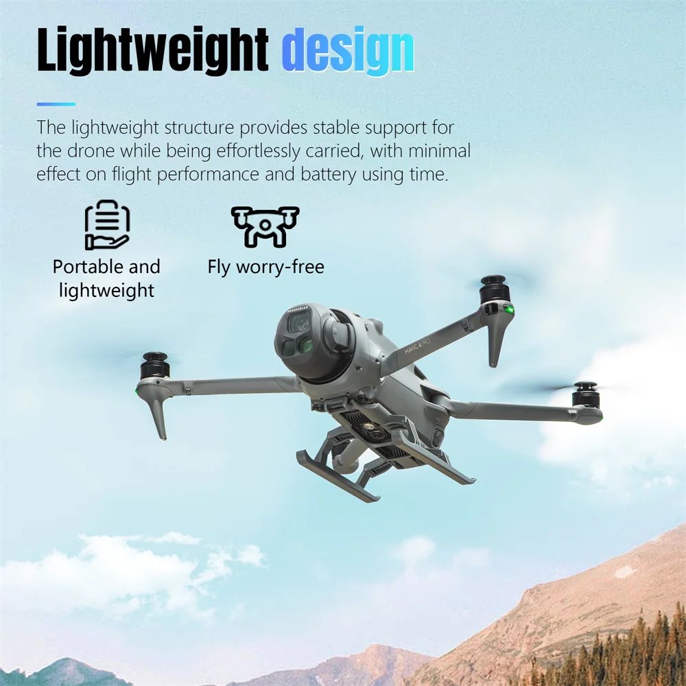 STARTRC Landing Gear for DJI Mavic 4 Pro Drone Foldable Height Extender Long Leg Foot Protector Accessories Lightweight Stand