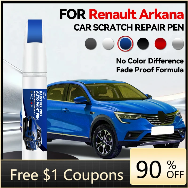 

Автомобильные аксессуары для Renault Arkana 2021-2025 CMF-B: Карандаш для ремонта краски, средство для удаления царапин, DIY, черный