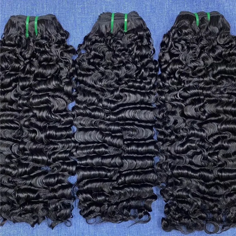 24 Zoll burmesisches gelocktes Echthaar-Bündel, natürliche Farbe, super doppelt gezogen, 1 Stück, dicke Enden, kein Haarausfall, für schwarze Frauen. – Detail 9