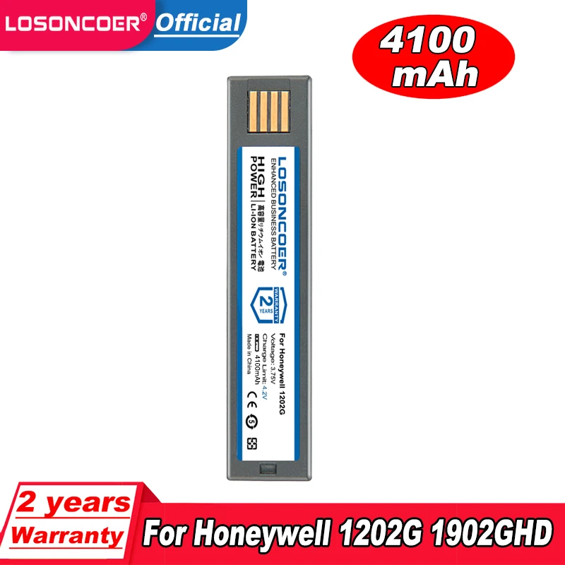 LOSONCOER 4100mAh BAT-SCN01 Battery For Honeywell Voyager 1202, Xenon 3820 1202G 1902GHD GSR 1452G 4820 3820 General Scanners