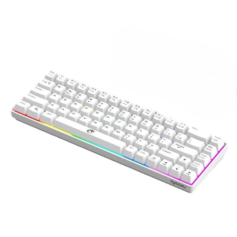 Tablet keyboard dual-color 68-key game competitive office notebook e-sports usb wired keyboard
