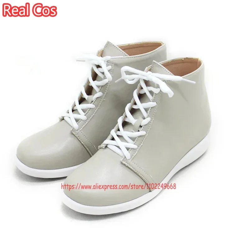 wiwiwi 123RealCos Azusawa Kohane Game PJSK PU Shoes Halloween Carnival Boots Cosplay Props Custom Made