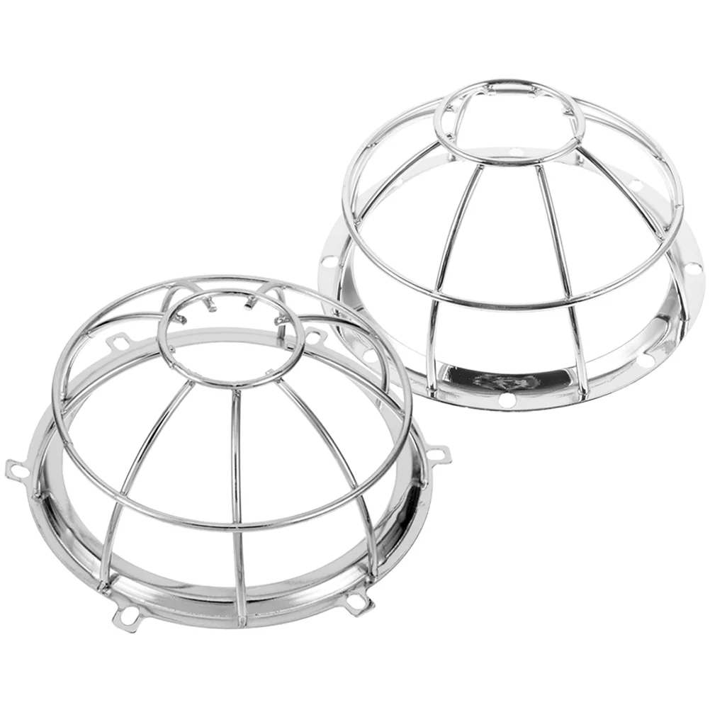 2pcs Fire Sprinkler Protector Smoke Cover Efficiently Dust Debris Iron Material Easy Install Unobstructed