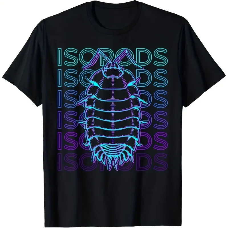 Unisex Ispods Insect Collector Retro Pattern T-shirt for Men, Suitable for Men and Women All Seasons
