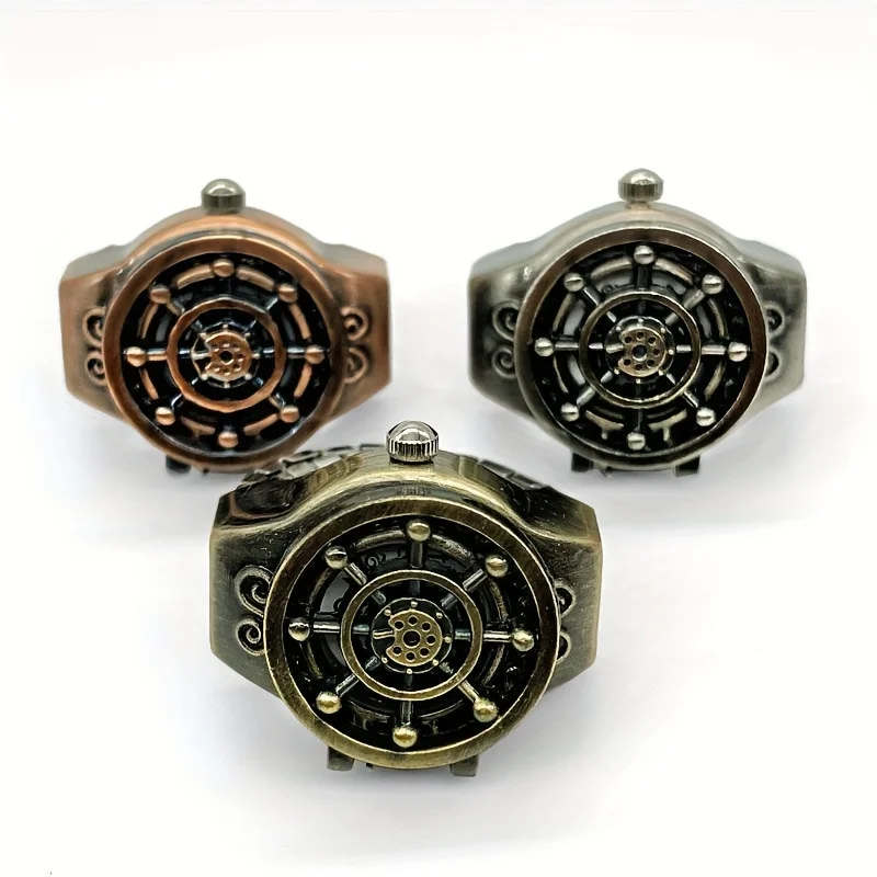 Trendy Series Ring Watch for Students, Anime Design