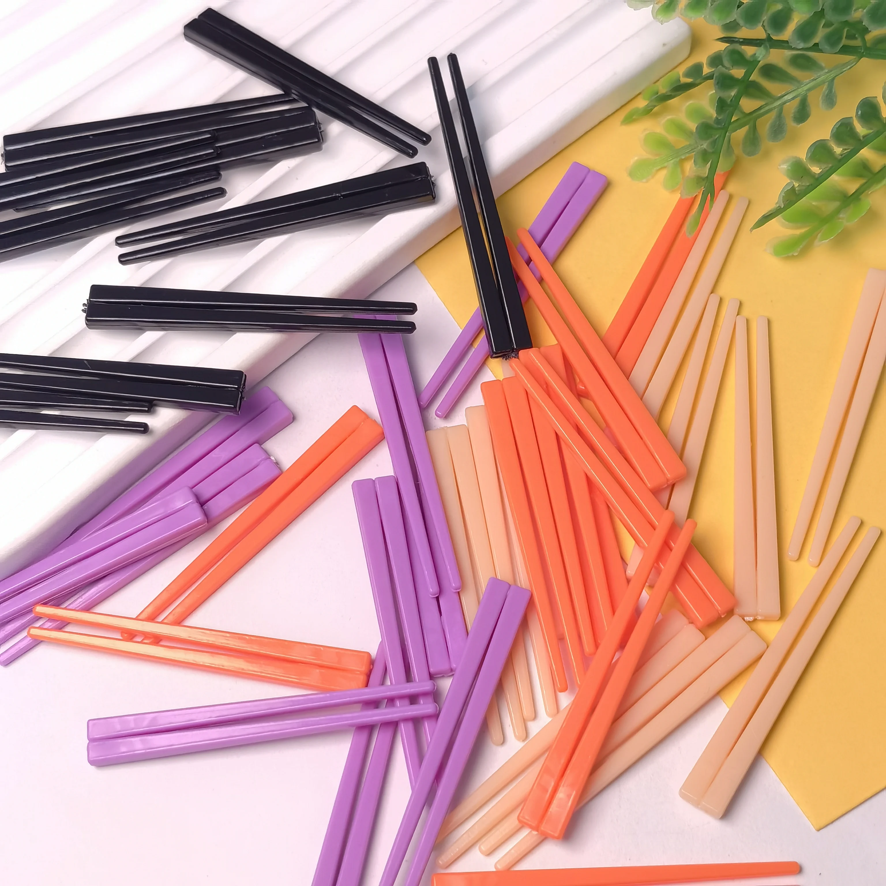 Doll house Miniature Kitchen Utensils Mini Colorful Chopsticks Doll Accessories Toys