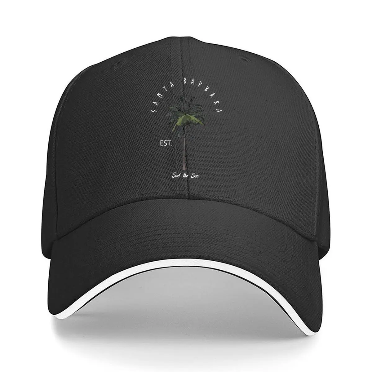 Gorra de béisbol Santa Barbara Palm Tree Surf Sandwich